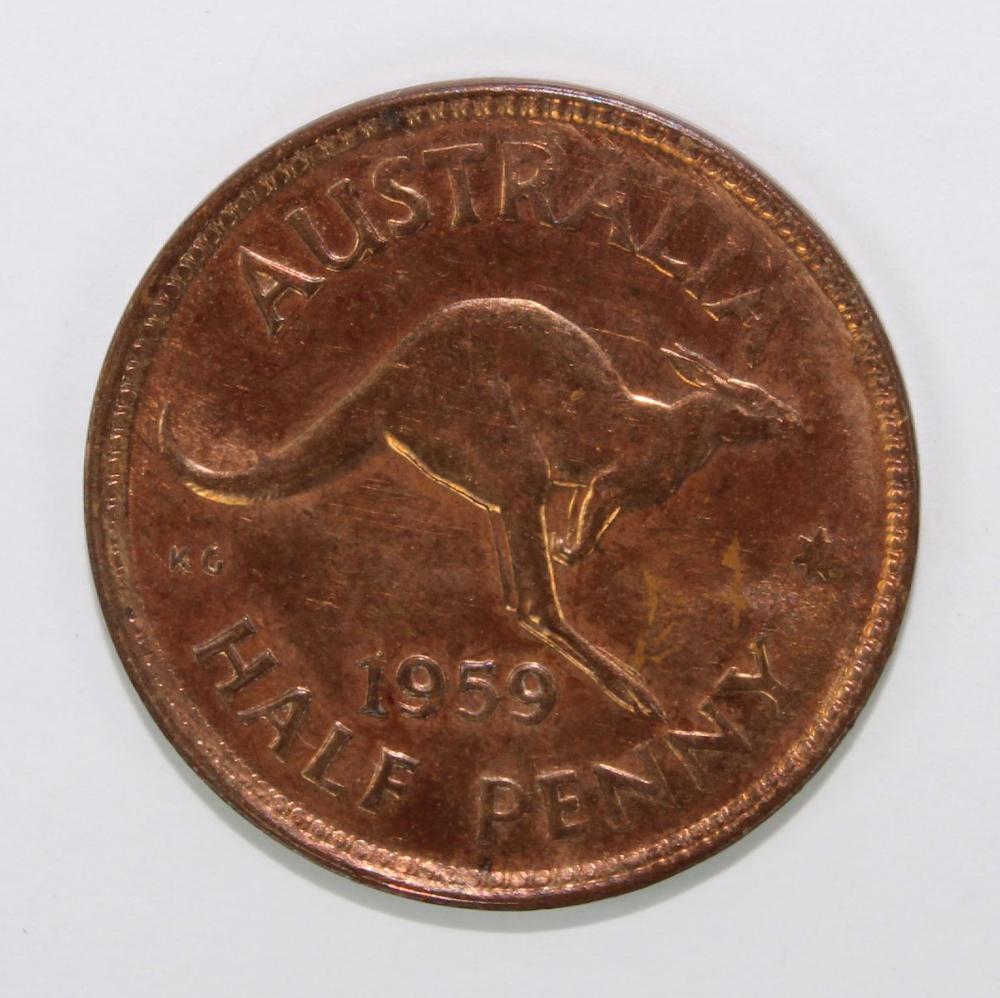 Australia 1959 Halfpenny, C... image