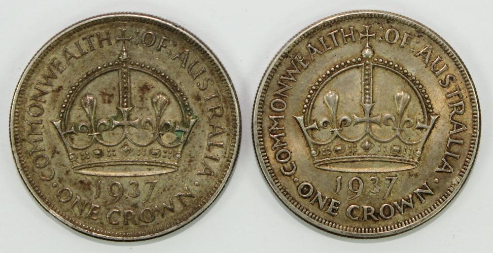 Australia 1937 Crowns, Extr... image