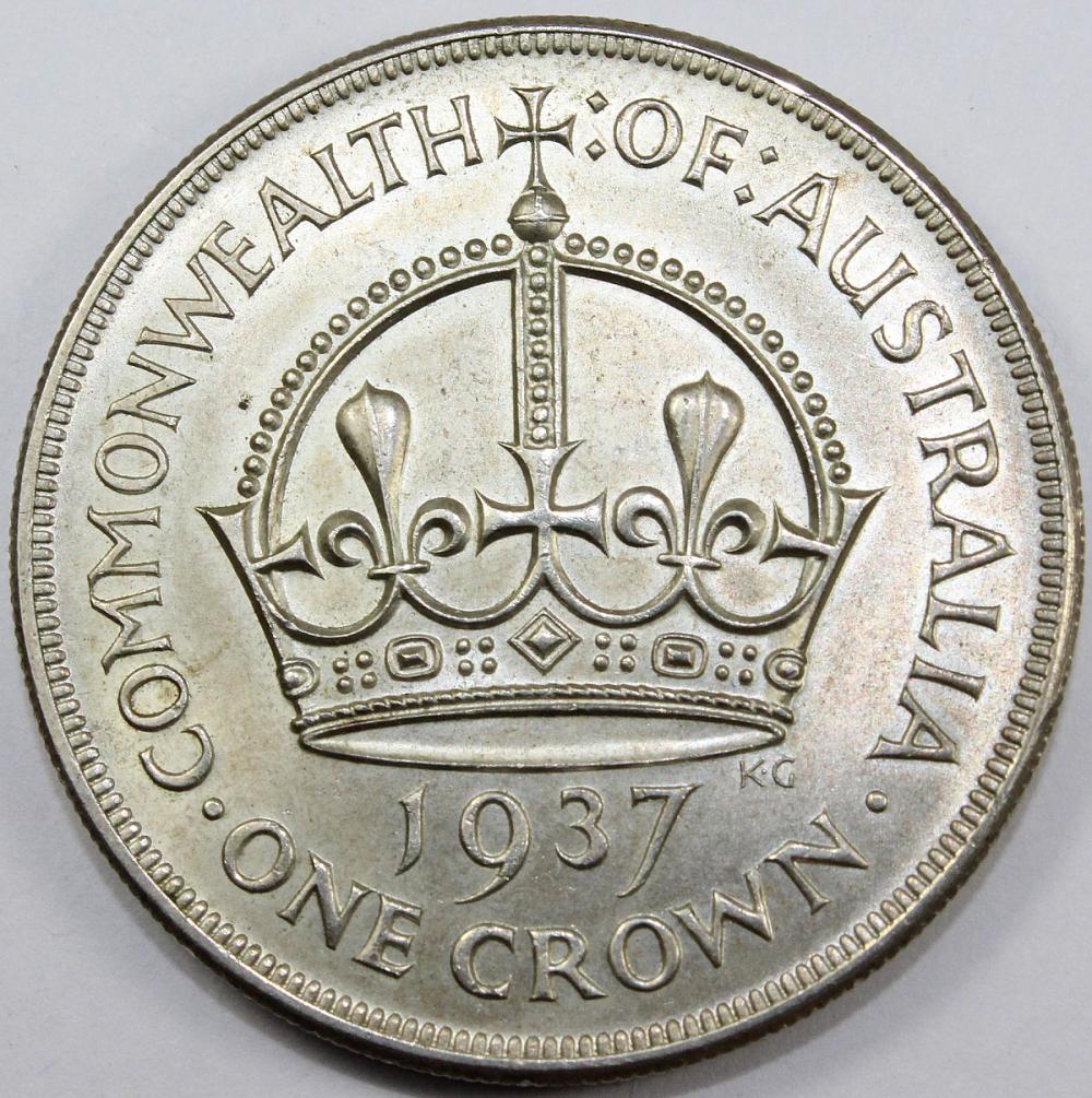 Australia 1937 Crown, Choic... image