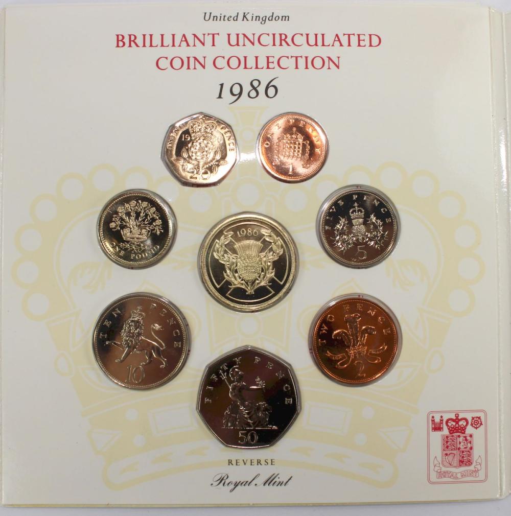 Great Britain 1986 Mint Set... image