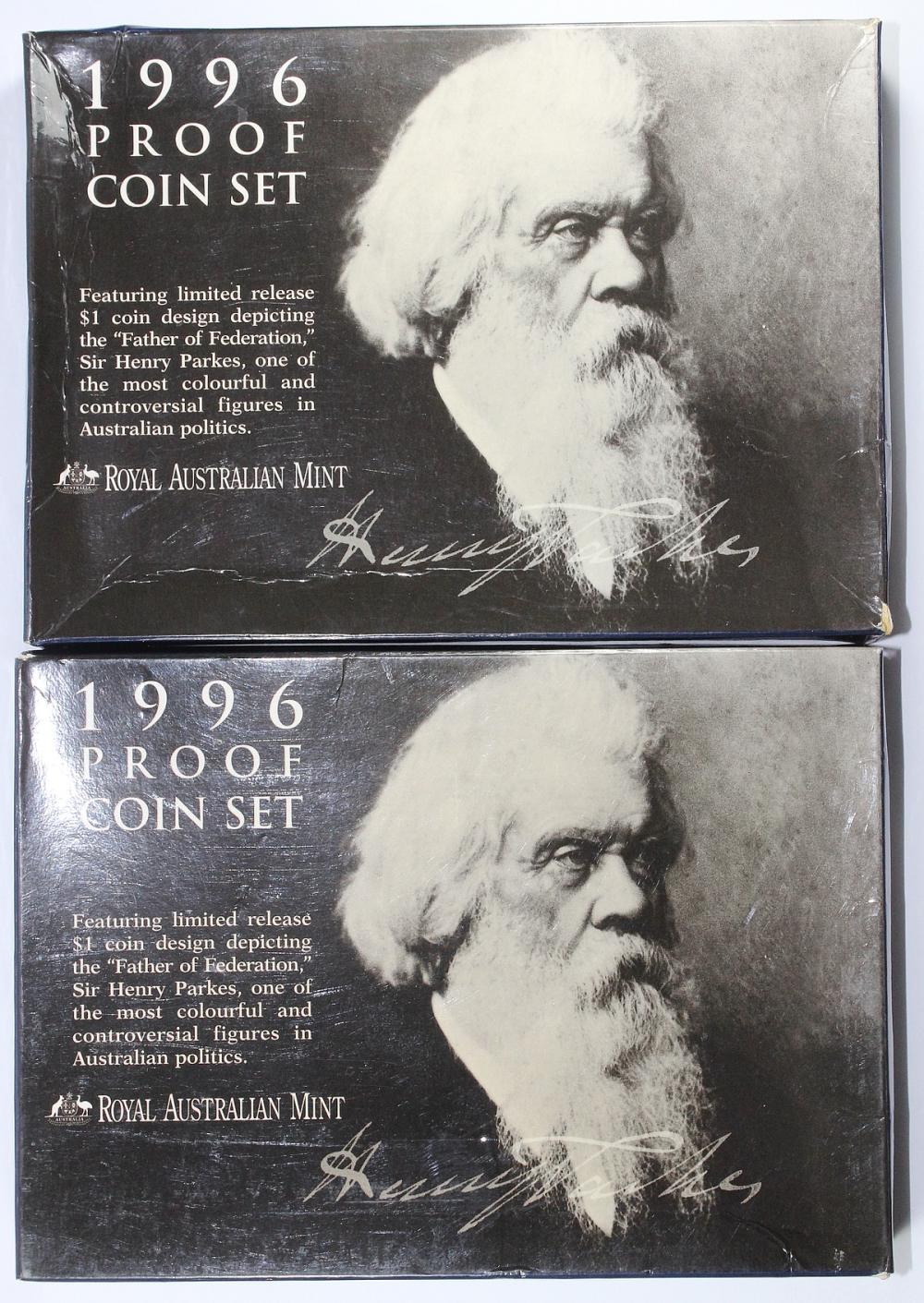 Australia. 1996 Proof Sets,... image