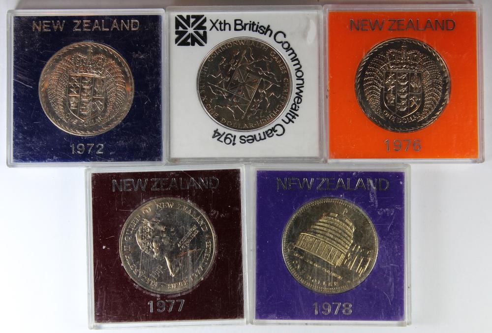 New Zealand. 1972, 74, 76, ... image