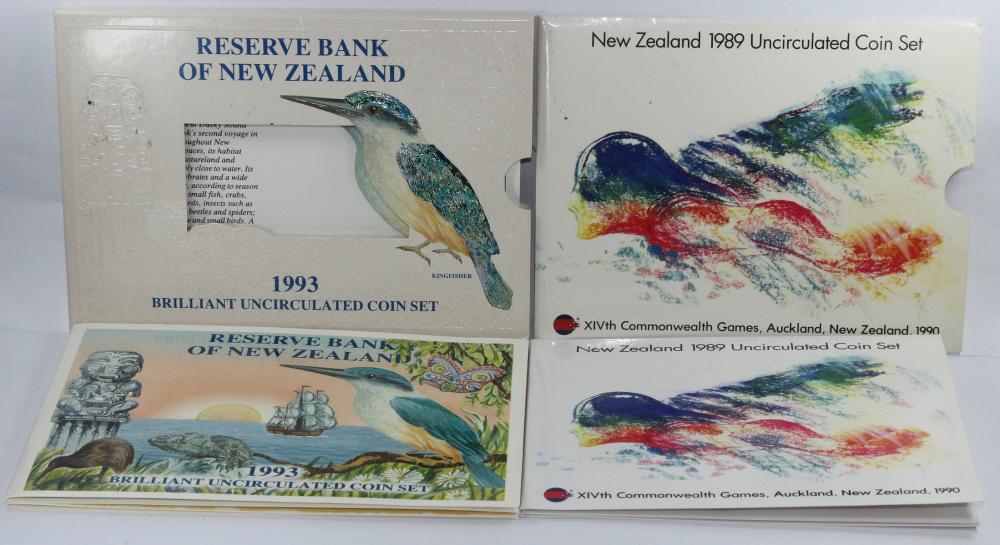 New Zealand. 1989 & 1993 Mi... image