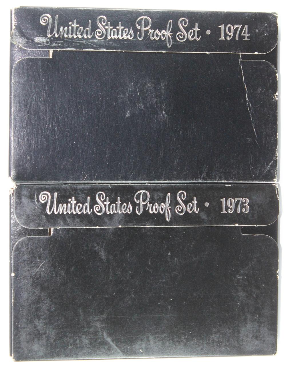 U.S.A. 1973 & 1974 Proof Se... image