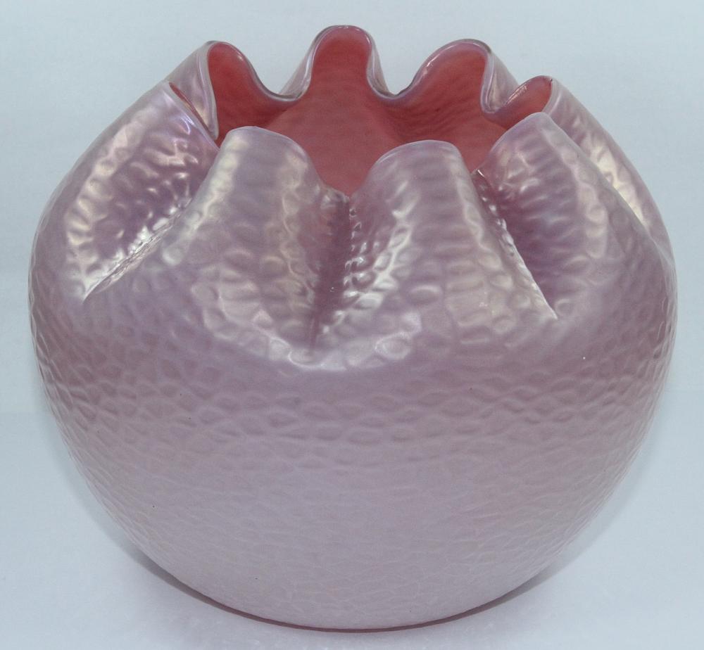 Victorian Pink Glass Vase w... image