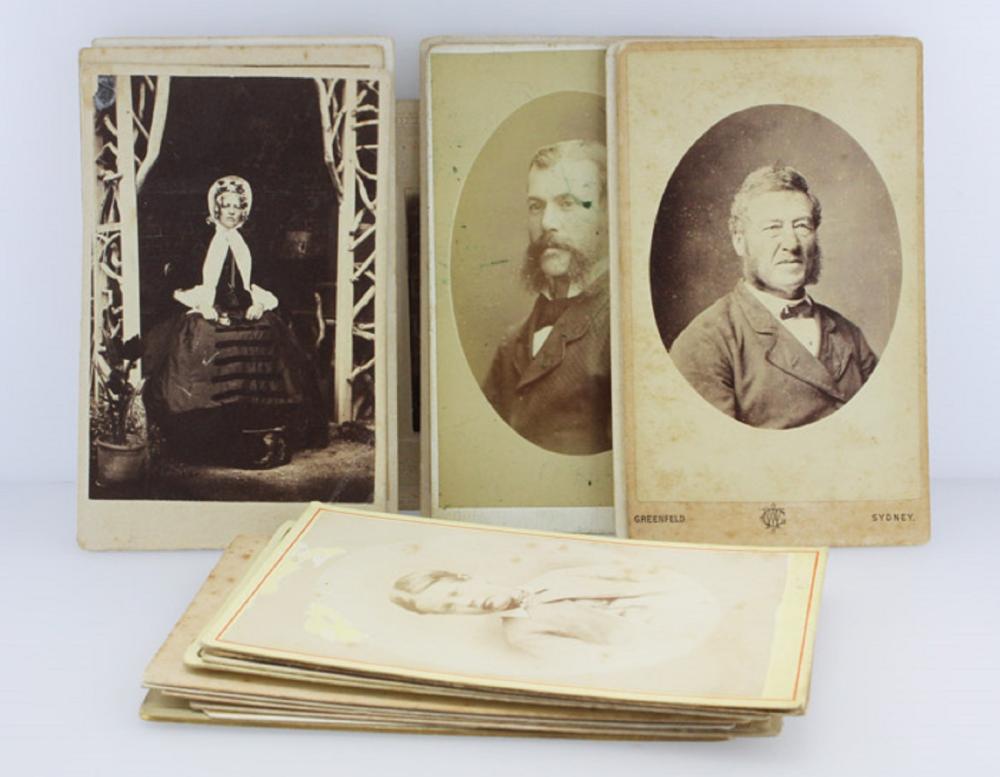 Australia. Early Portrait Photographs of Colonial Australians. (20 items)