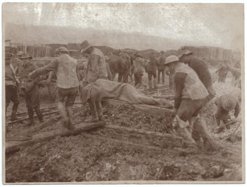 WWI Australia Contemporary War Photograph of 'France, Picardie, Somme, Albert Baupaume Area, Longueval ? December 1916'