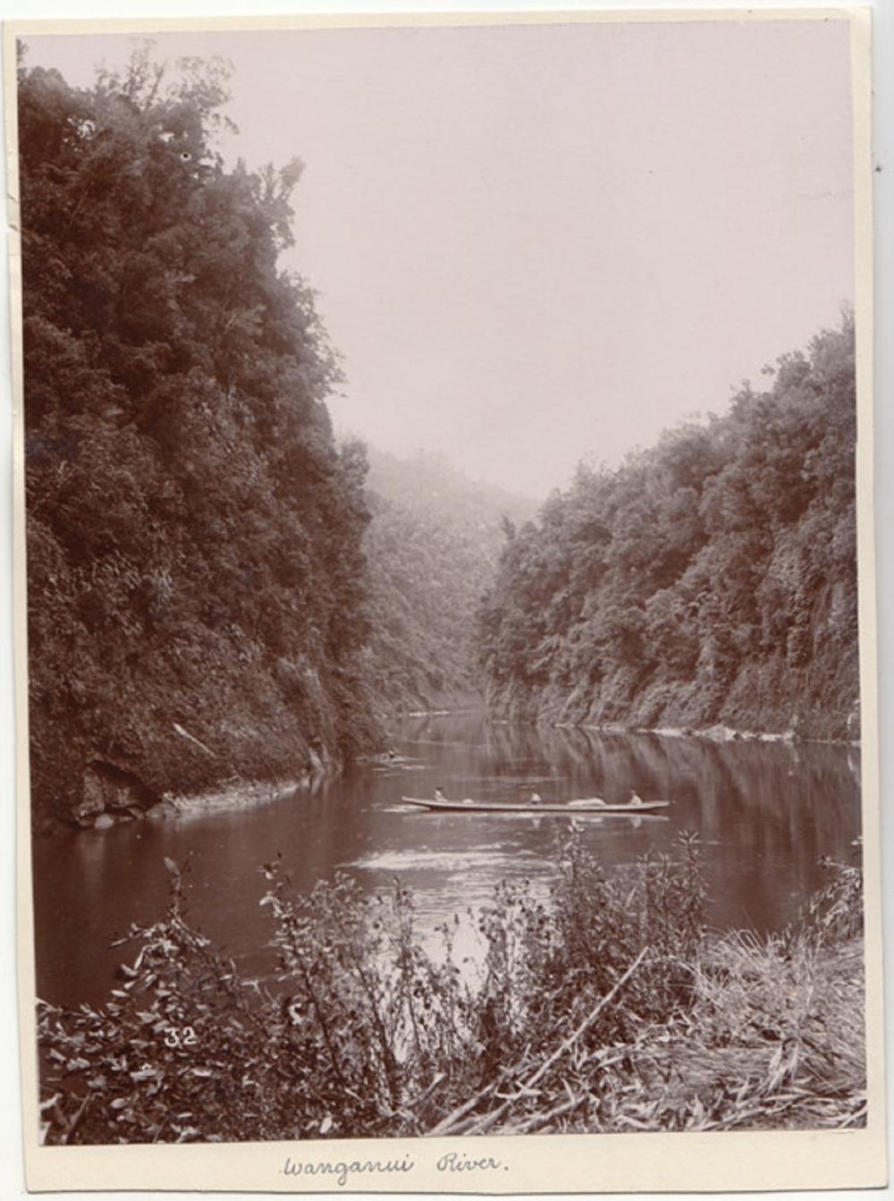 New Zealand Contemporary photograph of &quot;Wanganui River&quot;, circa 1900