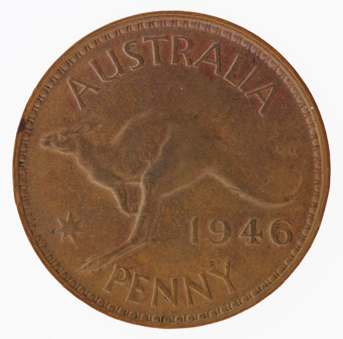 Australia 1946 Penny, Very ... image