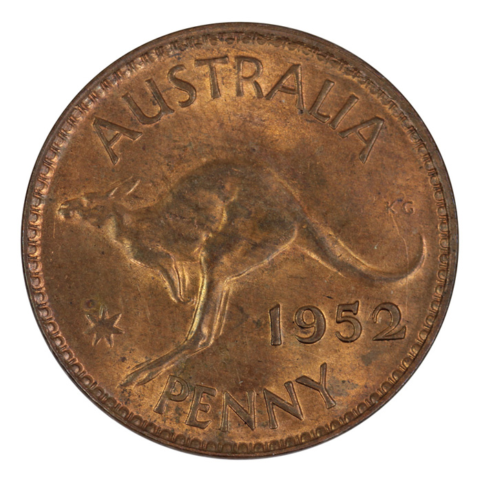 Australia 1952 (M) Penny , ... image