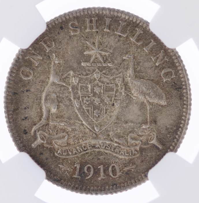 Australia 1910 Shilling, NG... image