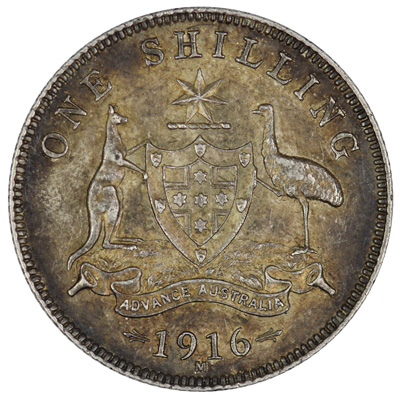 Australia 1916 Shilling, Vi... image