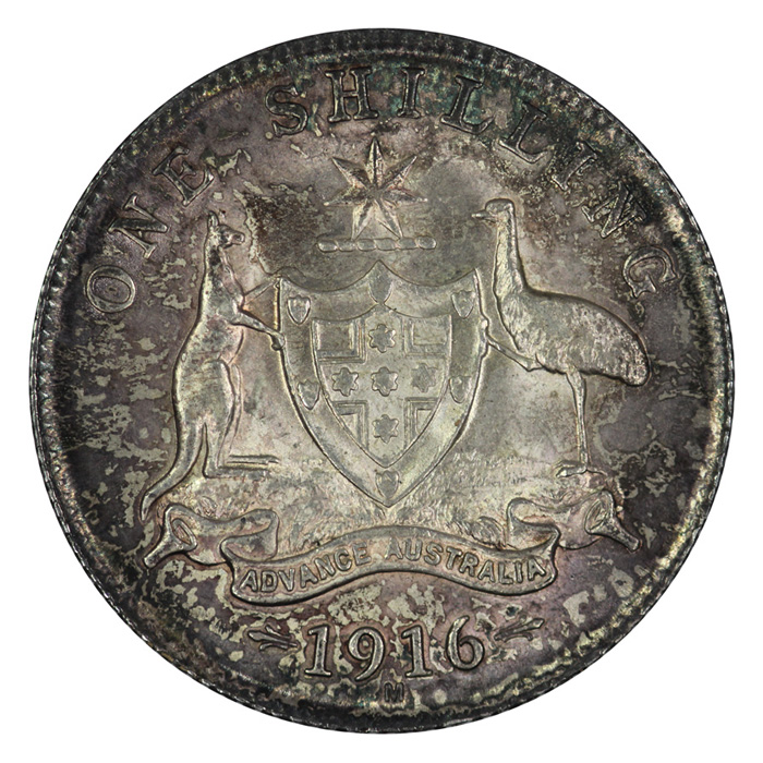 Australia 1916 Shilling, Ch... image