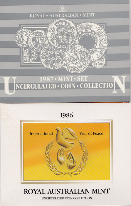 Australia 1986 & 1987 Mint ... image