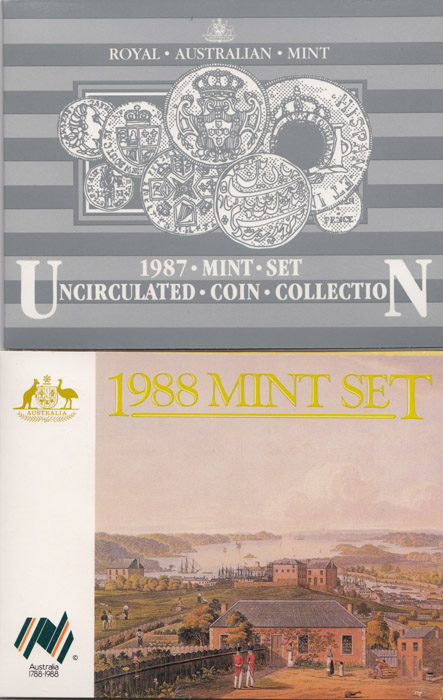 Australia 1987 & 1988 Mint ... image