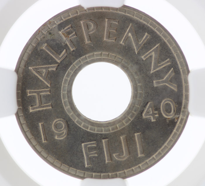 Fiji 1940 Proof Halfpenny, ... image