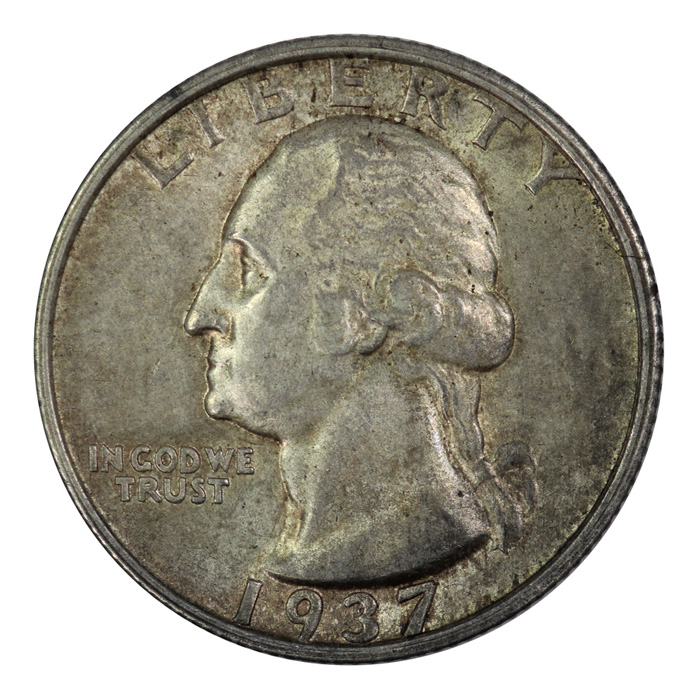 USA 1937 S Quarter Dollar, ... image