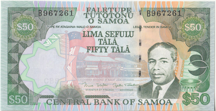 Samoa ND 50 Tala (1990), Un... image