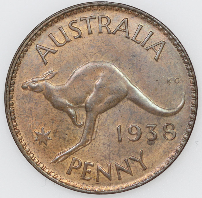 Australia 1938 Penny, Choic... image