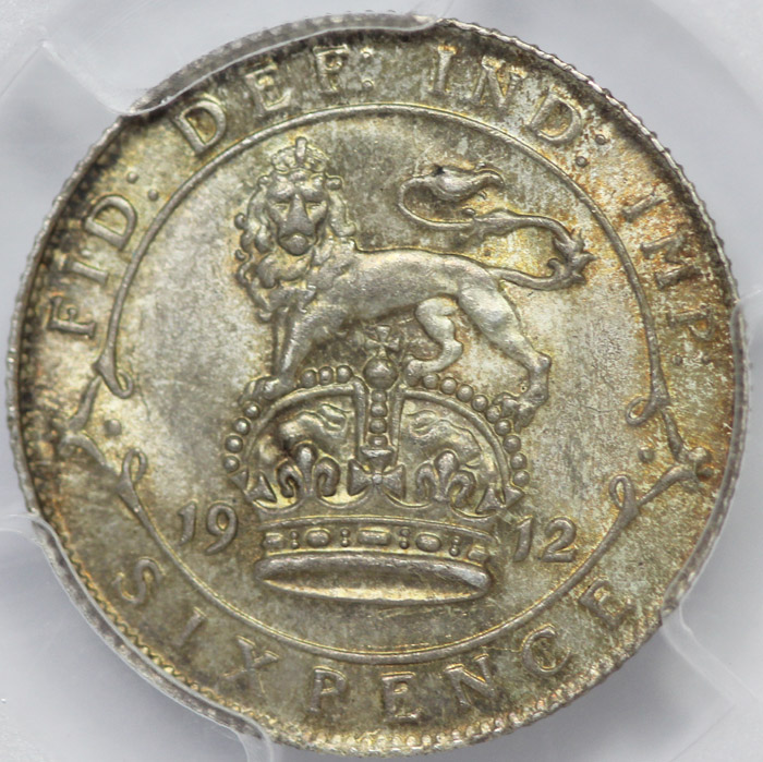 Great Britain 1912 Sixpence... image