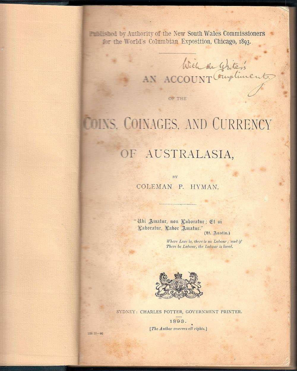 Australia. 'An Account of t... image