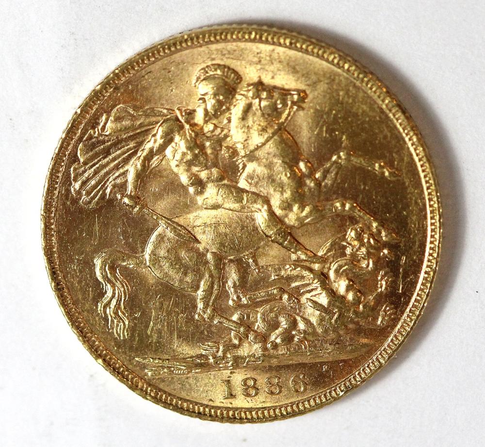 Australia. 1886 M Sovereign... image