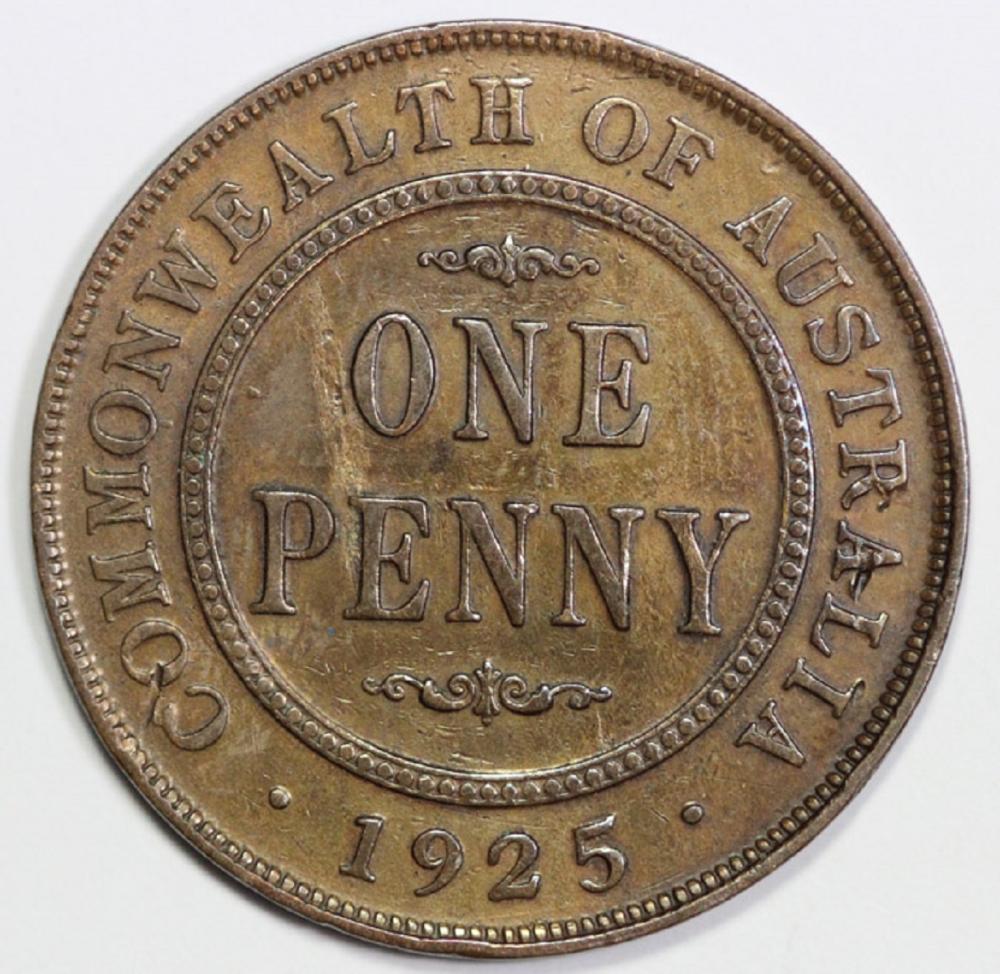 Australia. 1925 Penny, Very... image