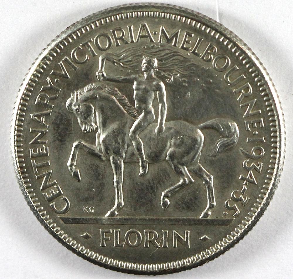 Australia. 1934/5 Florin, g... image