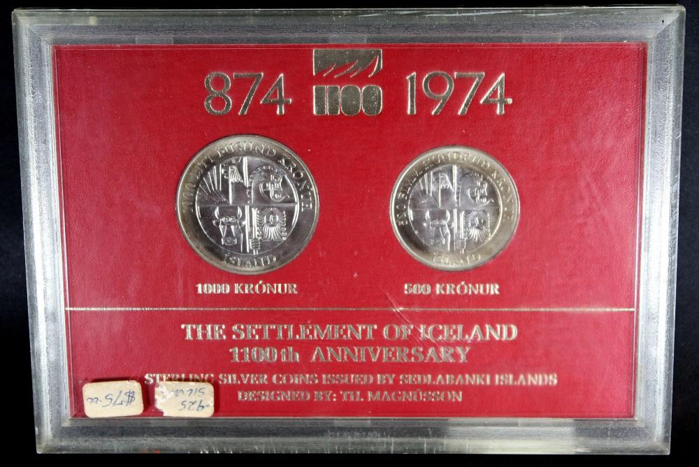 Iceland. 1974 Silver (0.925... image