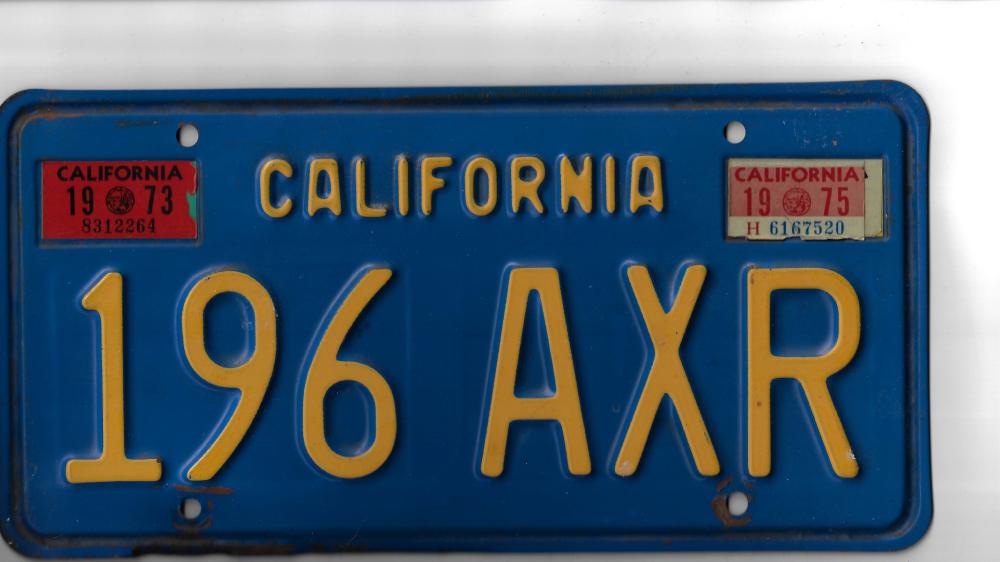 U.S.A. California Car Numbe... image