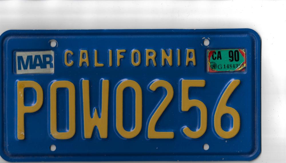 U.S.A. California Car Numbe... image