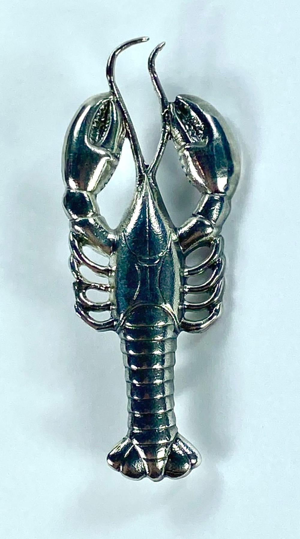 Lobster Brooch in Sterling ... image