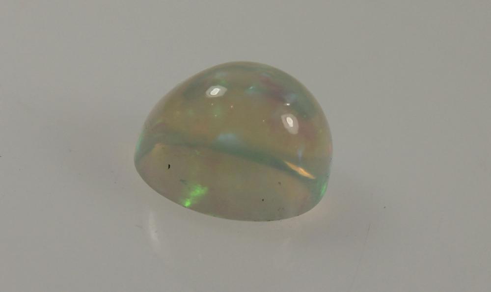 Ethiopian Cabochon White Opal image