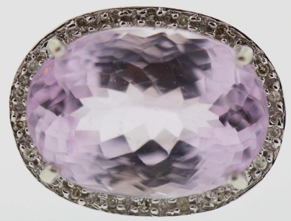 Large Kunzite Ring in 10ct ... image