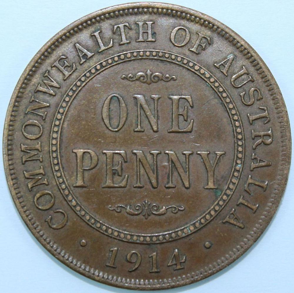 Australia 1914 Penny, Extre... image