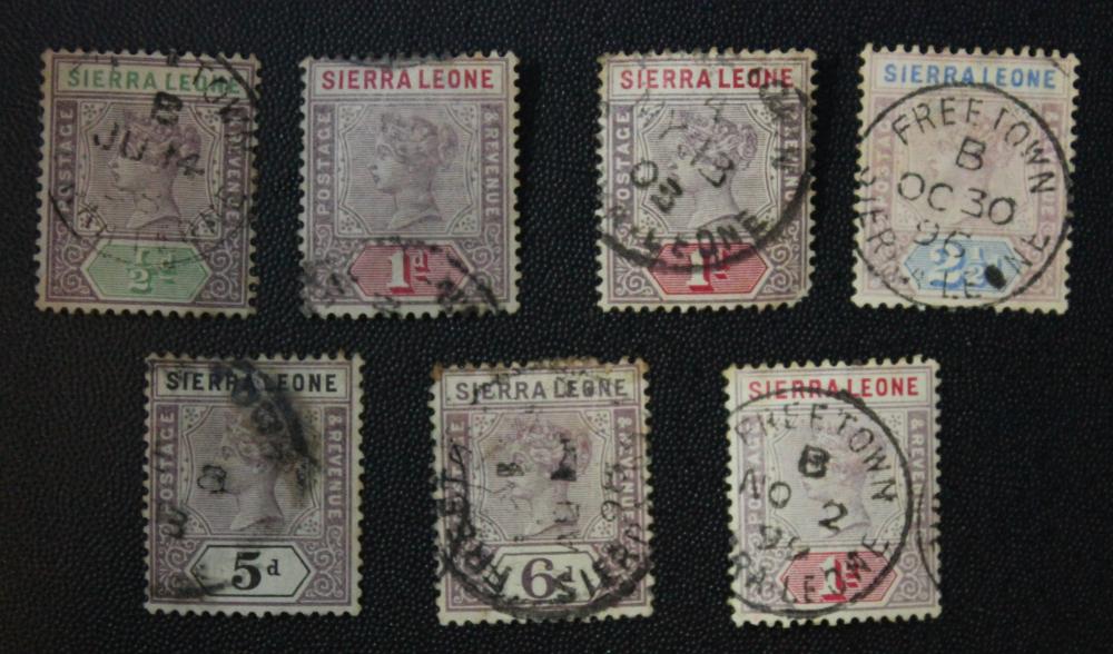 Sierra Leone 1896 Stamps. 1... image