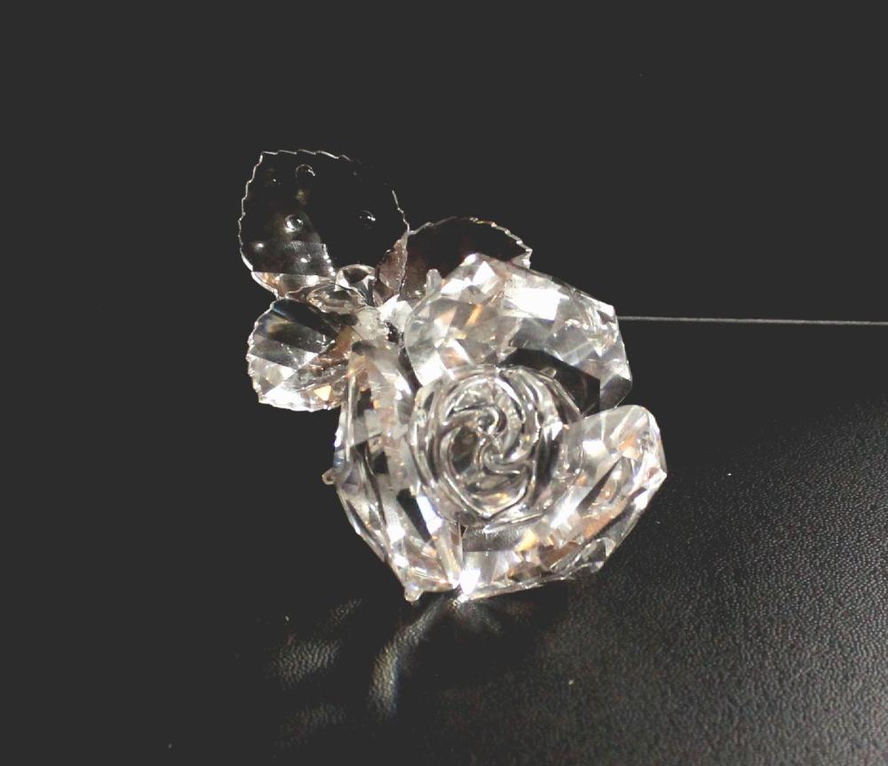 Swarovski Silver Crystal Rose image