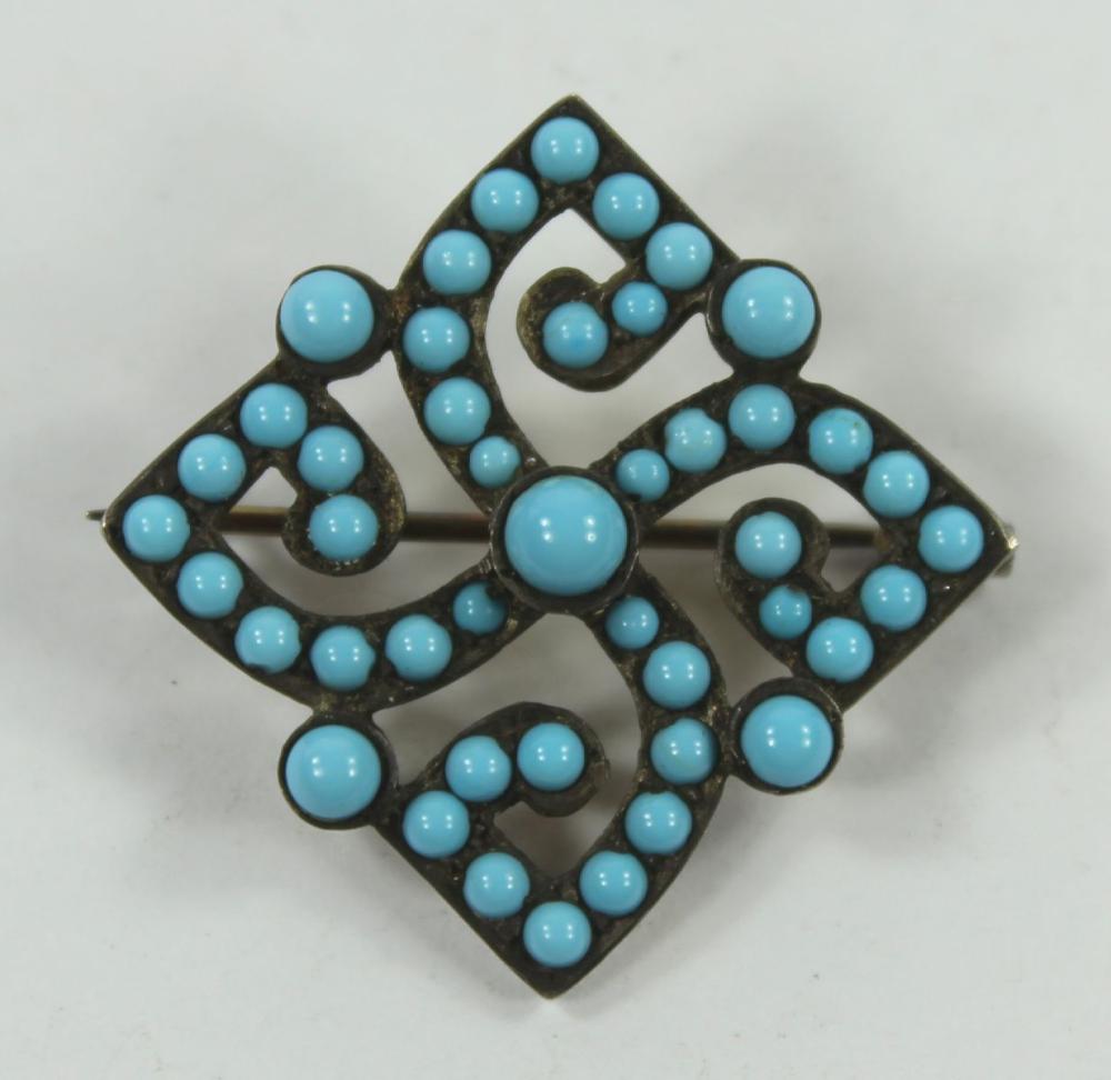 Exquisite Turquoise Brooch ... image