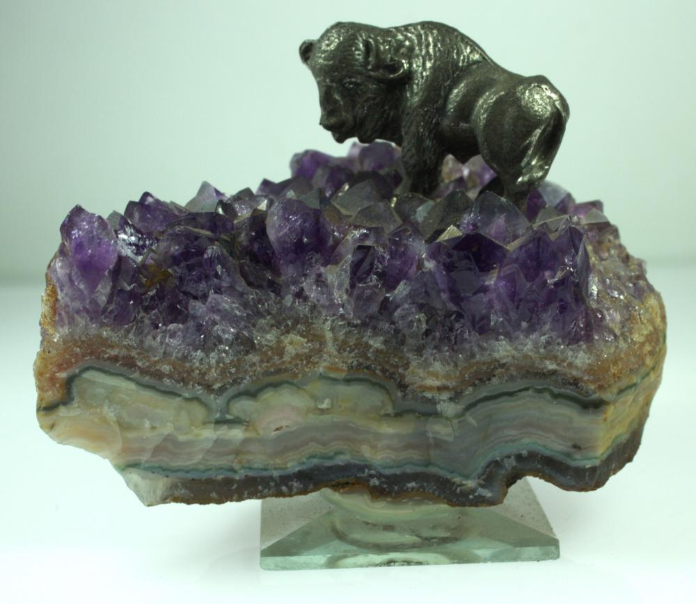 Amethyst Specimen Rock with... image