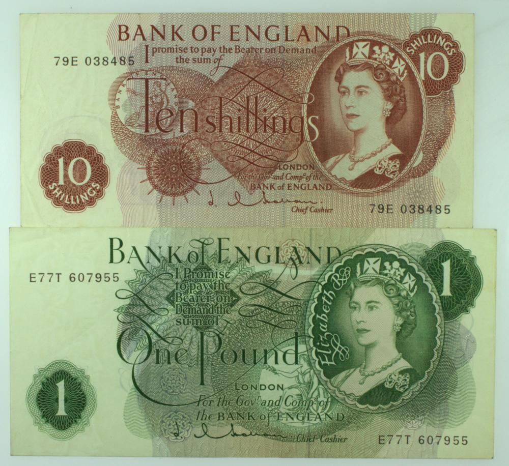 Great Britain 'Hollom' 10/-... image