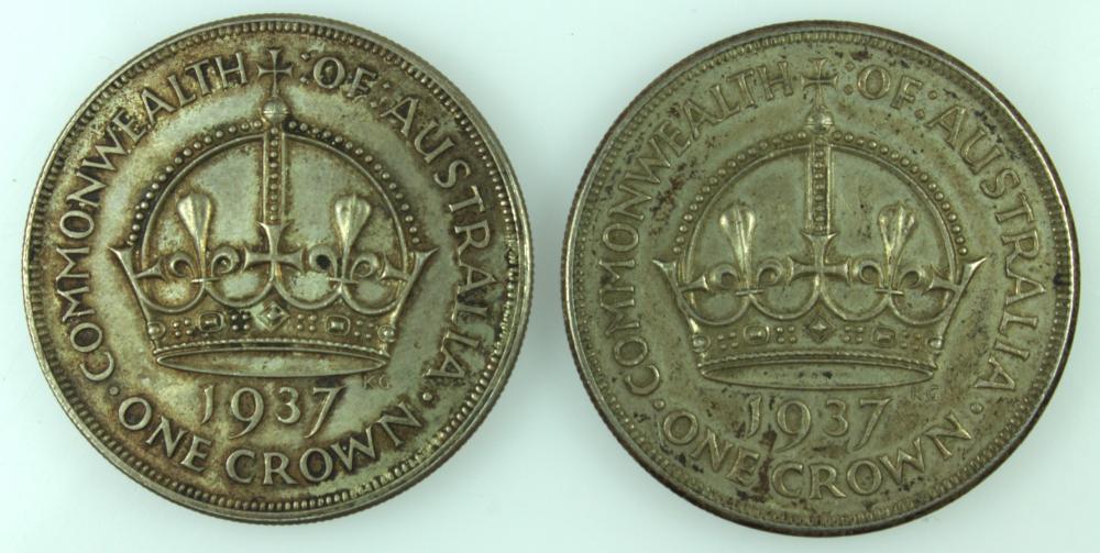 Australia 1937 Crowns, Extr... image