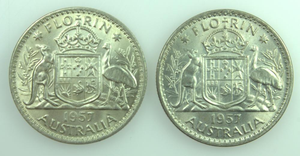 Australia 1957 Florins, Cho... image