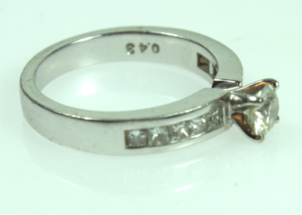 Modern Diamond Ring in 18ct... image