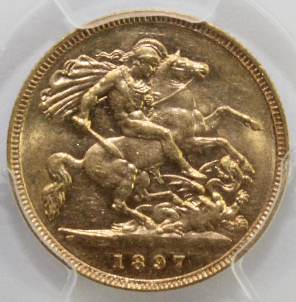 Australia 1897 S Gold Half ... image