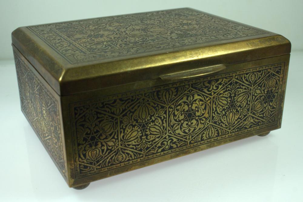 Asian Brass Box with intric... image