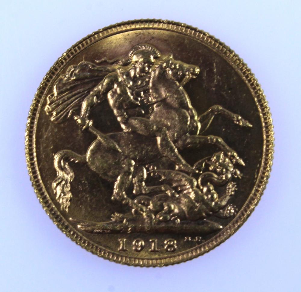 Australia 1918 P Sovereign,... image