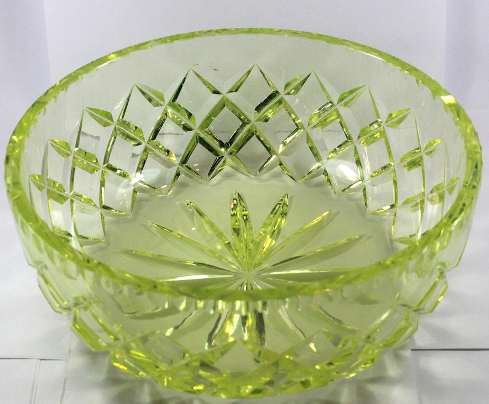 Vintage 'Uranium' Glass Bowl image