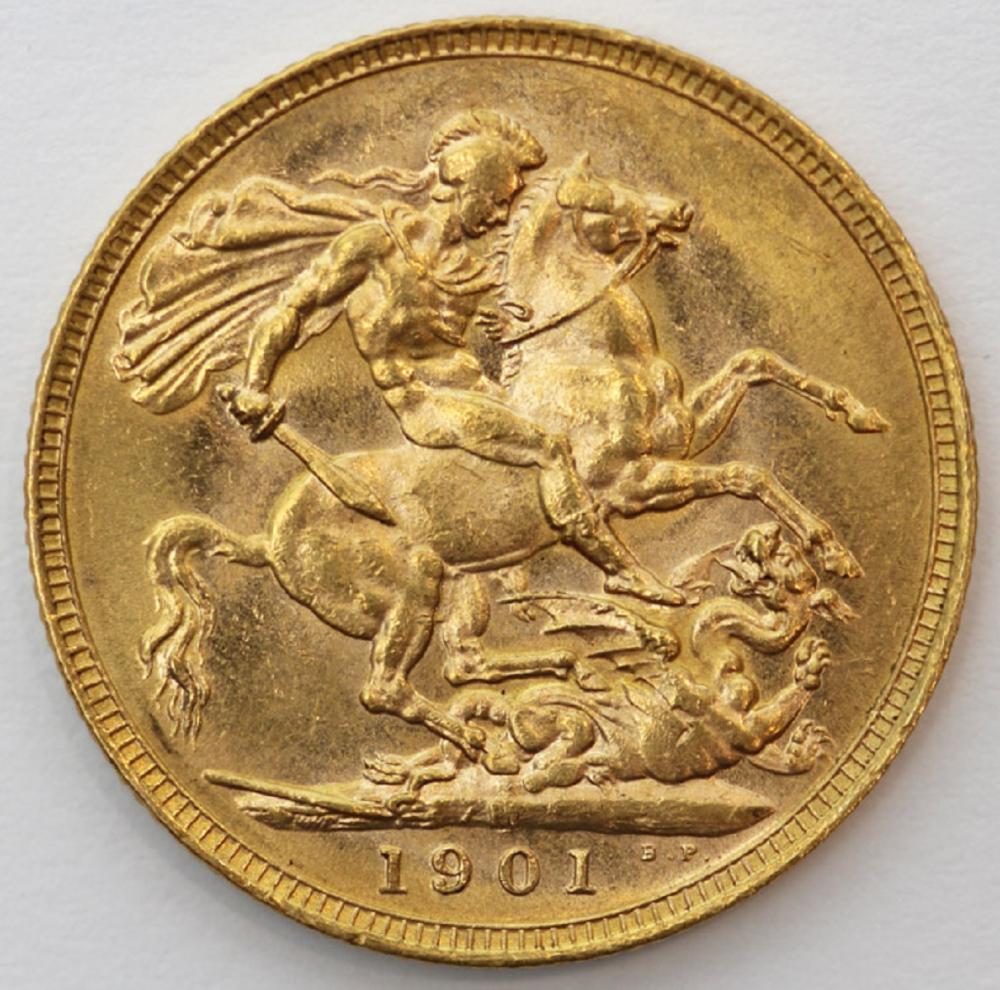 Australia. 1901 M Sovereign... image