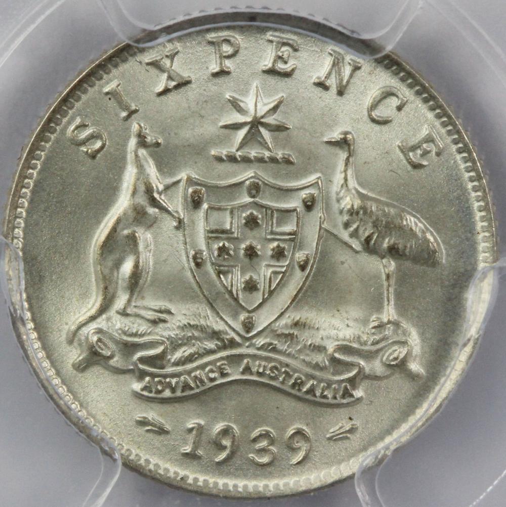 Australia. 1939 Sixpence, P... image