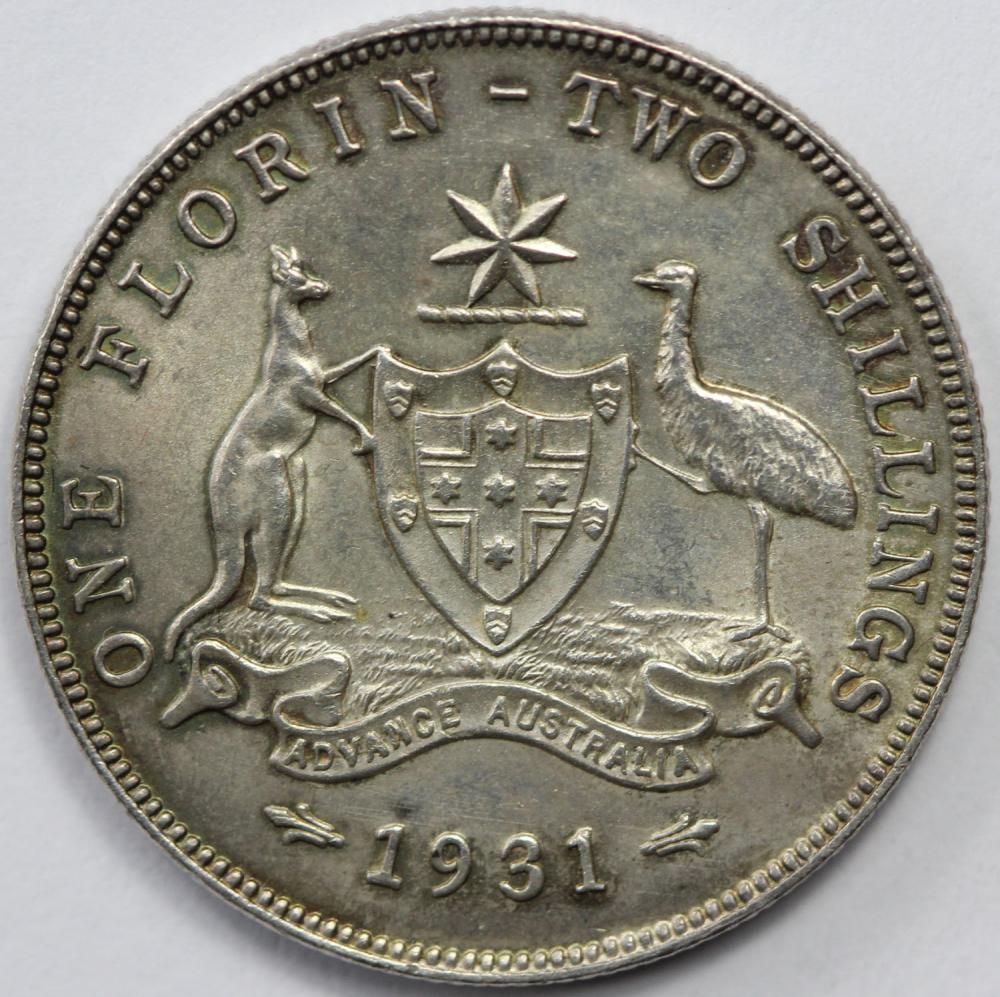 Australia. 1931 Florin, nea... image